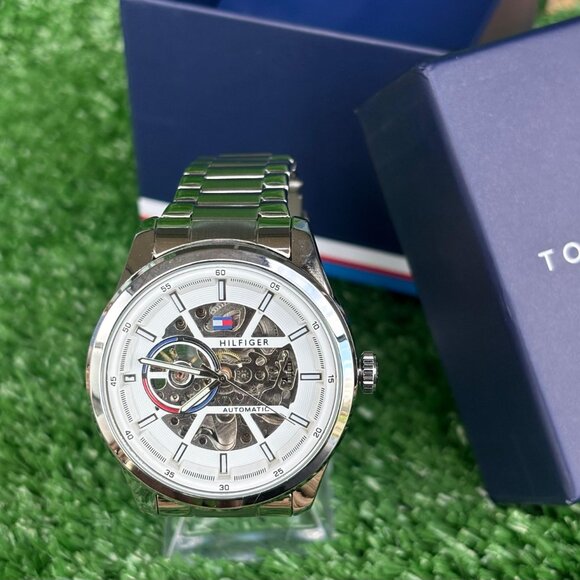 Tommy Hilfiger Automatic Men's Skeleton Watch - Rare - Brand New - Picture 5 of 8